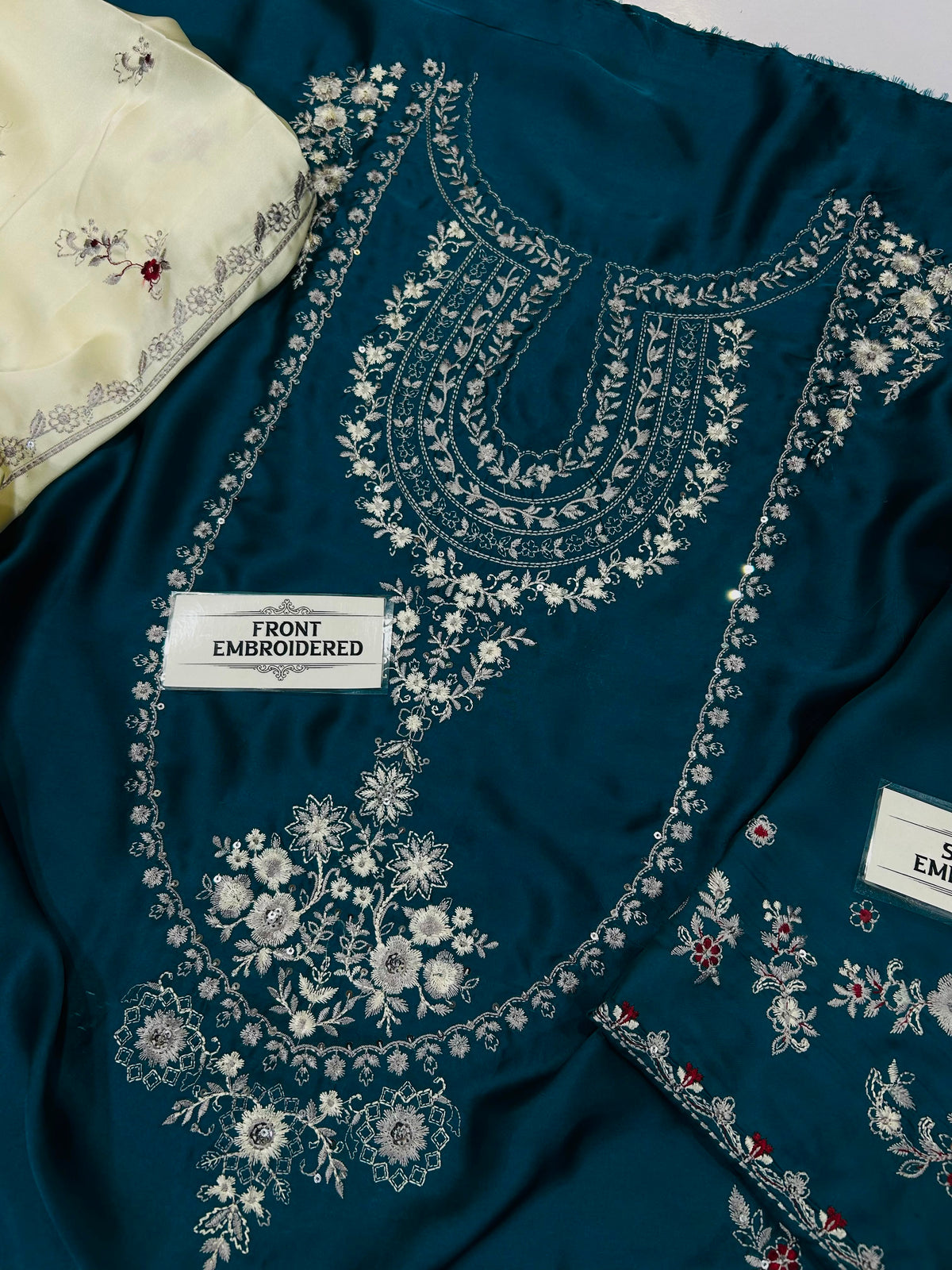 Embroidered Silk 2-Piece