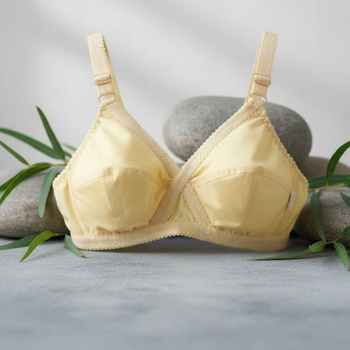 Cotton Cross Style Plus Size Bra for Women – Comfortable Everyday Wear, Soft Breathable Fabric, Sizes 44, 46, 48, 50 - 44