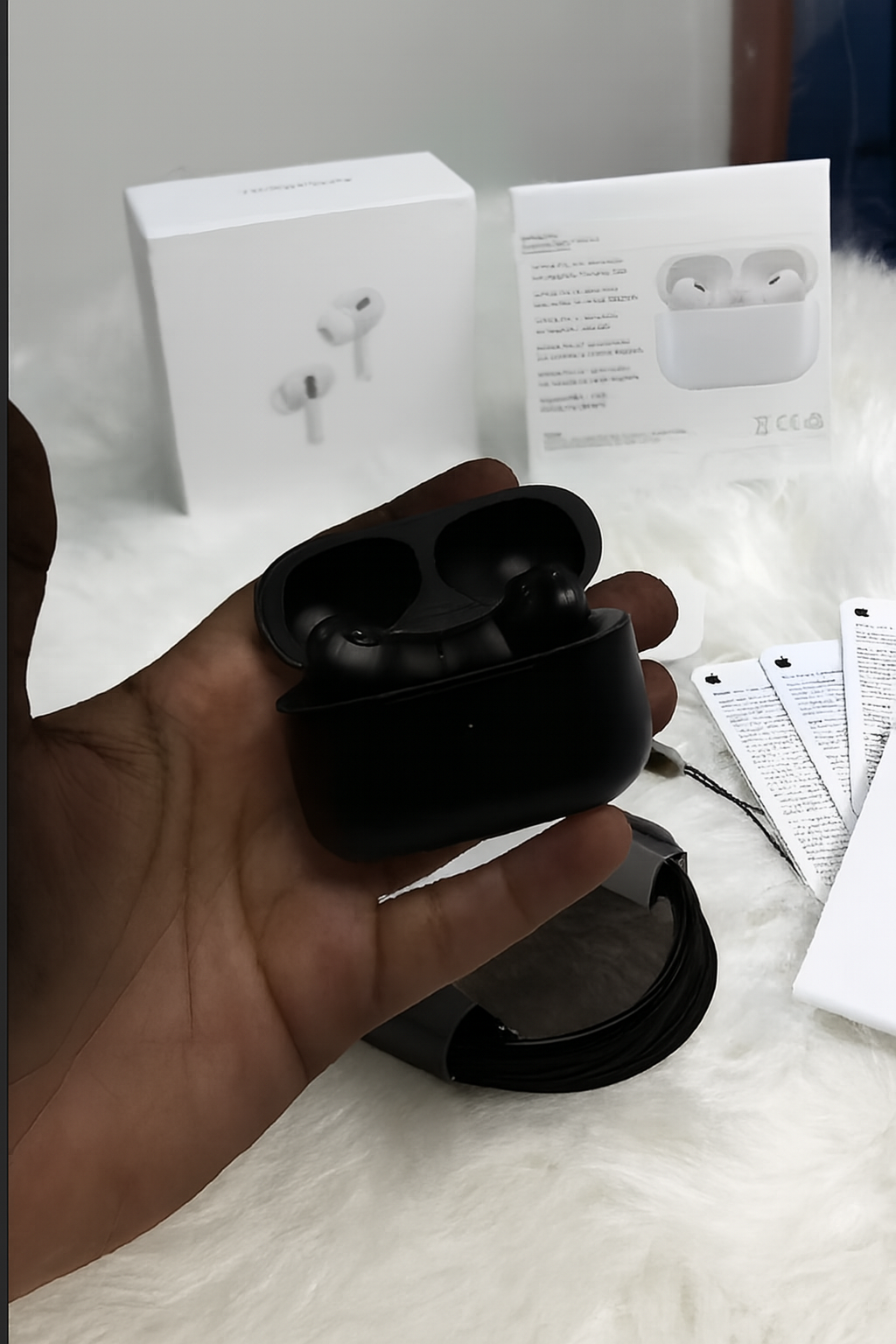 Airpods Pro 2 Noise Reduction Wireless Earbuds For Android And Ios/airpods (Black)