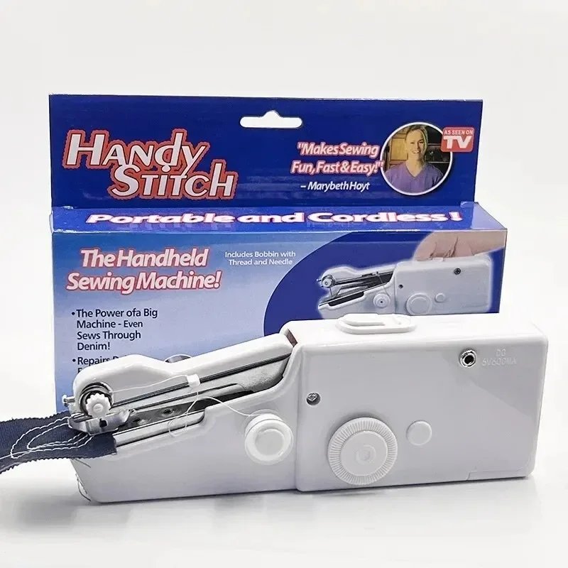 Handy Stitch Portable Sewing Machine | Battery Operated Handheld Sewing Handy Stitch | Handy Stich