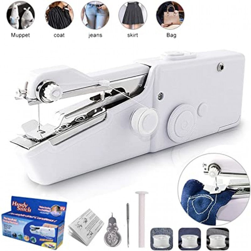 Handy Stitch Portable Sewing Machine | Battery Operated Handheld Sewing Handy Stitch | Handy Stich