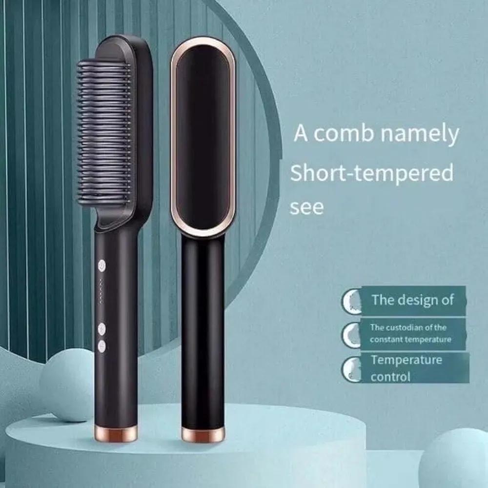 Hair Dryer Brush with Anti-Scald & 30s Heat