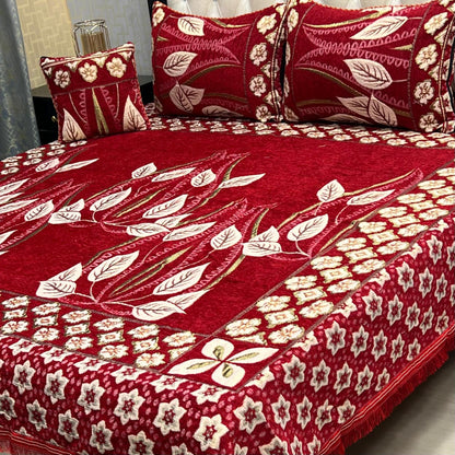 4Pc Velvet Jaquard Bedsheet