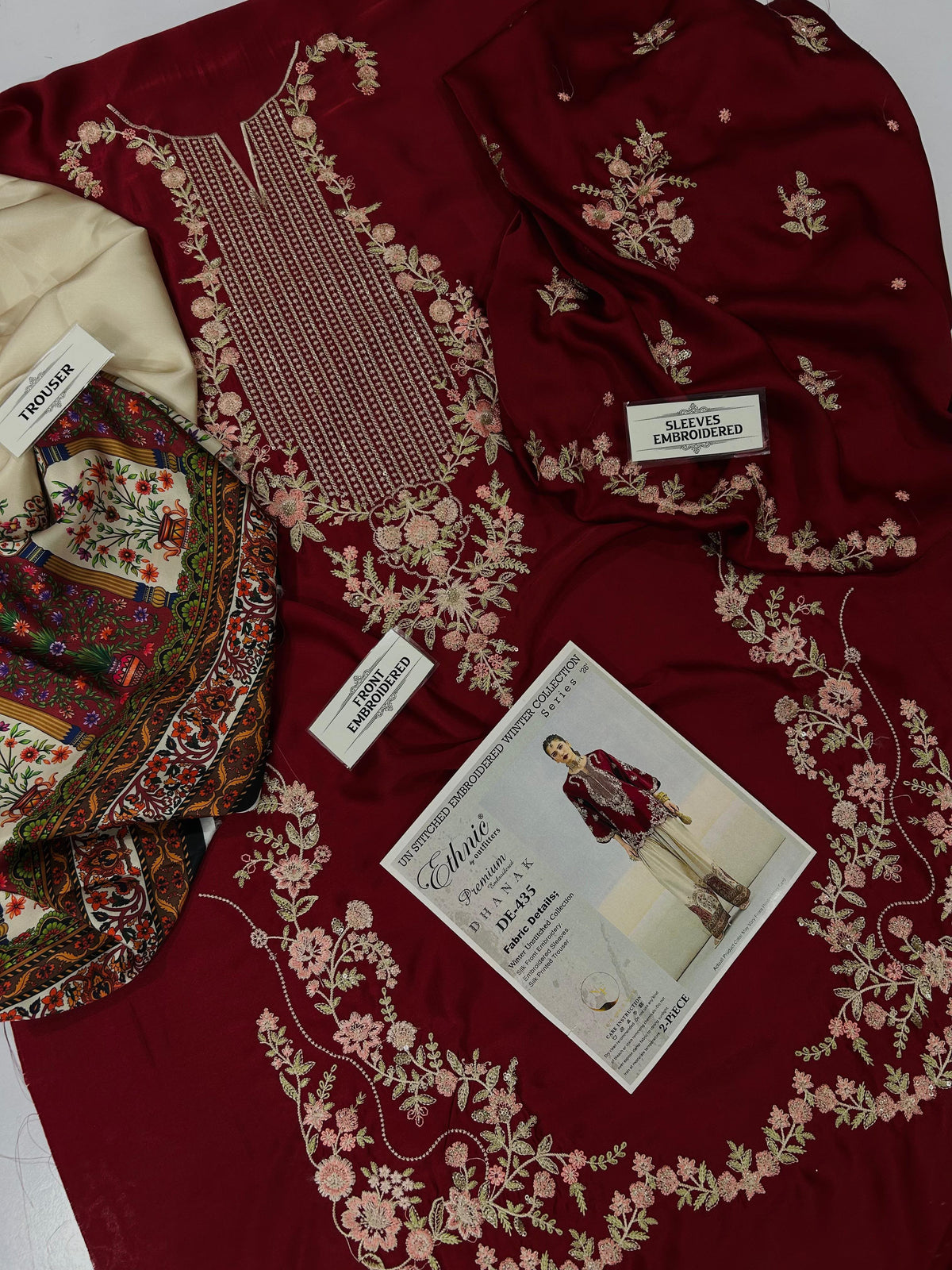Embroidered 2-PIECE SILK COLLECTION