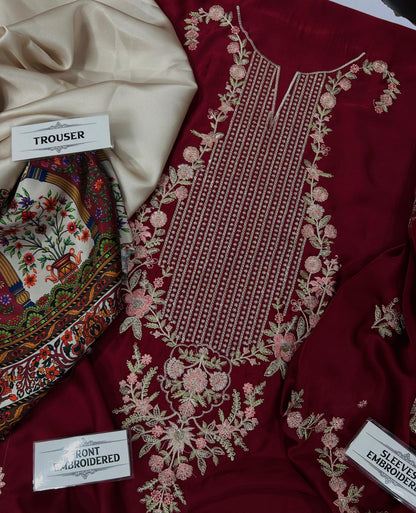 Embroidered 2-PIECE SILK COLLECTION
