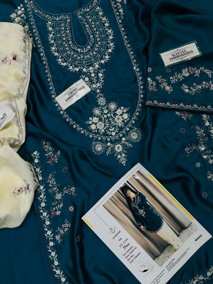 Embroidered Silk 2-Piece