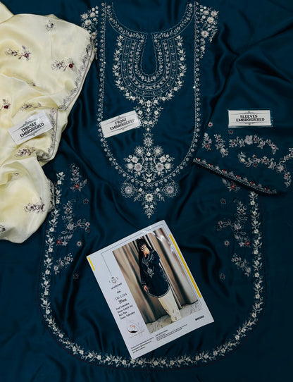 Embroidered Silk 2-Piece