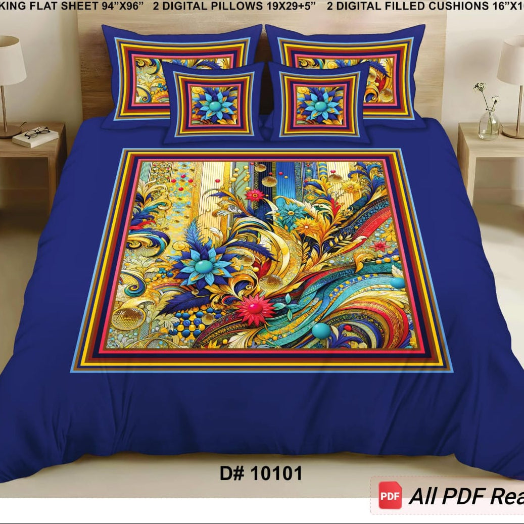 King size bed sheets 5 pices