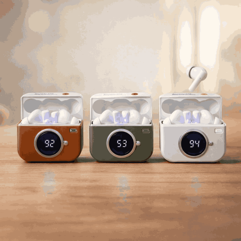 X73 TWS Wireless Earbuds Game Box Edition – True Wireless Stereo Earphones with Retro Retro Console Styling and LED Digital Battery Percentage Display - Random Color Rs 1,179
