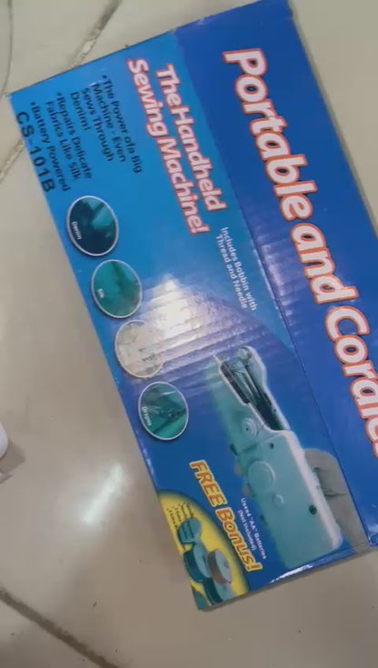 Handy Stitch Portable Sewing Machine | Battery Operated Handheld Sewing Handy Stitch | Handy Stich